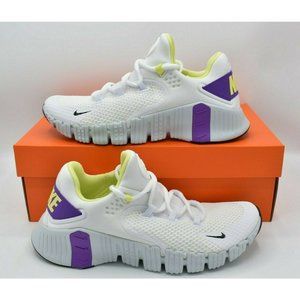 Nike Womens Size 7.5 Free Metcon 4 White Lemon Twist Shoes Sneakers CZ0596 157